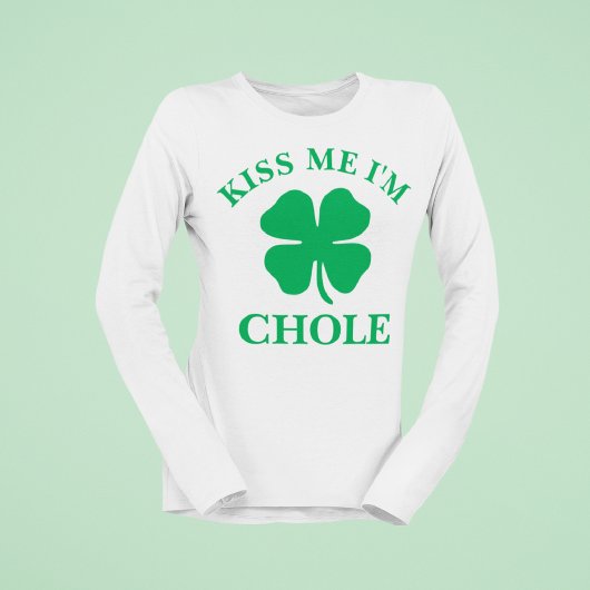 Personalisiert Kiss Me St. Patrick's Day T-Shirt