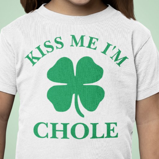 Personalisiert Kiss Me St. Patrick's Day T-Shirt