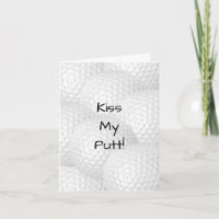 Personalisiert Kiss My Putt