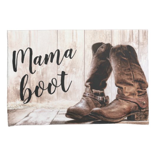 Personalisiert Kissen Hüllen Stiefel Land rustikal Kissenbezug (Vorderseite-Rechts)