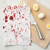 Personalisiert Kitchen Handtuch Blut Spritzer Vamp (Viertel Falte)