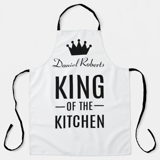Personalisiert Kitchen King Schürze (Vorderseite)