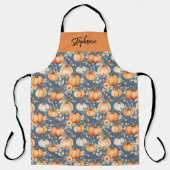 Personalisiert Kitchenette Schürze Pumpkins (Vorderseite)