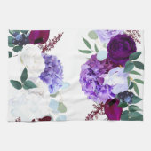 Personalisiert Kitetücher Lavendel Hibiskus Geschirrtuch (Horizontal)