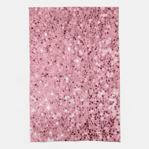 Personalisiert Kitetücher Rose Gold Glitzer Geschirrtuch