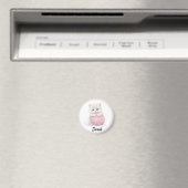 Personalisiert | Kitten Garn Spielzeit Magnet (In Situ (Geschirrspüler))