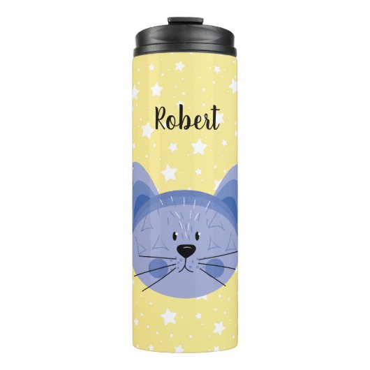 Personalisiert Kitten Thermosbecher (Vorderseite)