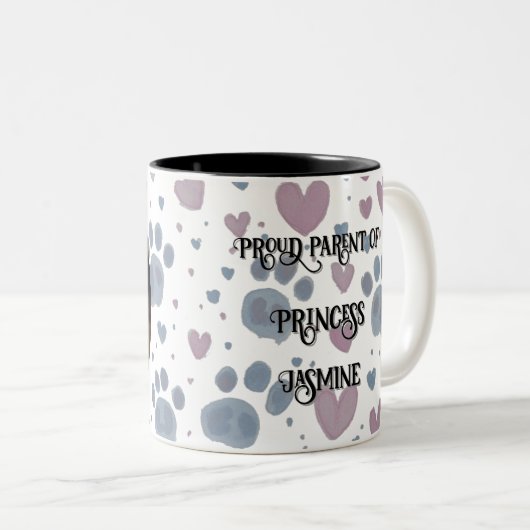Personalisiert Kitty Cat Tasse (VorderseiteRechts)