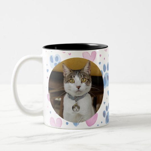 Personalisiert Kitty Cat Tasse (Links)