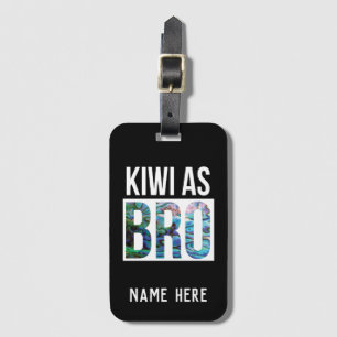 PERSONALISIERT KIWI GREETING PAUA LUGGAGE TAG GEPÄCKANHÄNGER