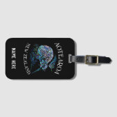 PERSONALISIERT KIWI NEW ZEALAND PAUA LUGGAGE TAG GEPÄCKANHÄNGER (Vorderseite (Horizontal))