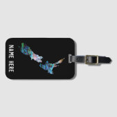 PERSONALISIERT KIWI PAUA LUGGAGE TAG GEPÄCKANHÄNGER (Vorderseite (Horizontal))