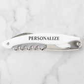 personalisiert klappbare griechische Schlüsselgren Kellnermesser (Rückseite)