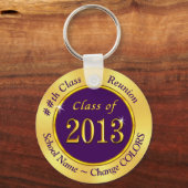 Personalisiert, Klasse 2013, Class-Wiedersehen-Fav Schlüsselanhänger (Vorderseite)