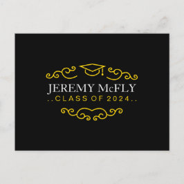 Personalisiert-Klasse-Abschluss Ankündigungspostkarte