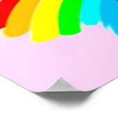 PERSONALISIERT KLEIN, ABER KLEIN GYMNAST POSTER (Ecke)