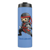 Personalisiert kleiner Ninja Warrior Thermal Tumbl Thermosbecher (Vorderseite)