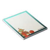 Personalisiert Knetrobot Notepad Notizblock (angewinkelt)