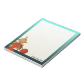 Personalisiert Knetrobot Notepad Notizblock (Rotiert)
