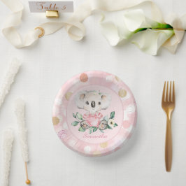 Personalisiert koala pappteller