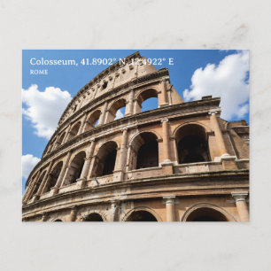 Personalisiert, Kolosseum, Rom, Italien Postkarte