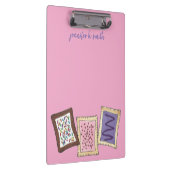 Personalisiert Konditorei Koch Bäckerei Toaster Ko Klemmbrett (Rechts)