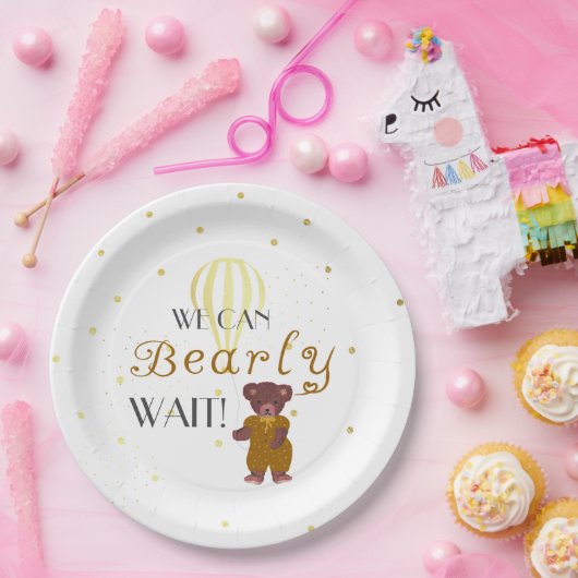 Personalisiert können wir Babydusche frühzeitig ab Pappteller (Party)