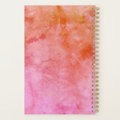 Personalisiert-Krankenpfleger-Trainer Rosa Orange Planer (Rückseite)