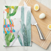 Personalisiert Küchentücher Boho Llama Bohemisch C (Viertel Falte)