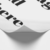 Personalisiert kundenspezifisch geschenkpapier (Ecke)