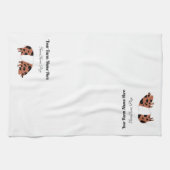 Personalisiert KuneKune Pig Geschirrtuch (Horizontal)