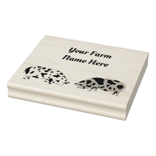 Personalisiert KuneKune Pig Gummistempel (Stempel)