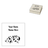 Personalisiert KuneKune Pig Gummistempel (Stempel)