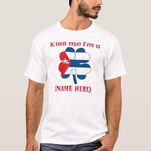 Personalisiert küssen Sie mich, den ich T-Shirt