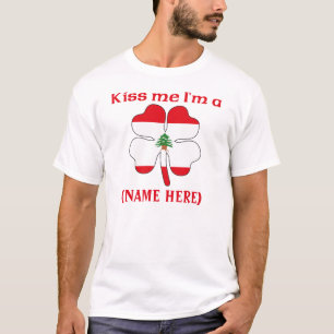Personalisiert küssen Sie mich, den ich T-Shirt