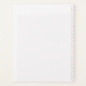 Personalisiert La Fleur Planer (Rückseite)