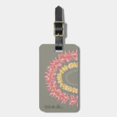 Personalisiert Lā Lei von Wander with Aloha Gepäckanhänger (Vorderseite vertikal)