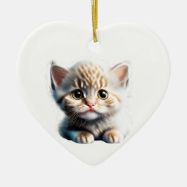 Personalisiert La Perm Kitten Keramik Ornament