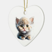 Personalisiert La Perm Kitten Keramik Ornament (Links)