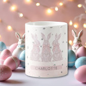 Personalisiert Lace Bunny Osterfest Tasse