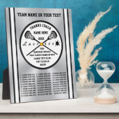 Personalisiert, Lacrosse Coach Geschenke, Alle Spi Fotoplatte (Seite)