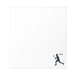 Personalisiert Lacrosse Notizblock