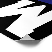 Personalisiert Lacrosse Poster (Ecke)