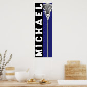 Personalisiert Lacrosse Poster (Küche)