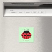 Personalisiert Ladybug Magnet (In Situ (Geschirrspüler))