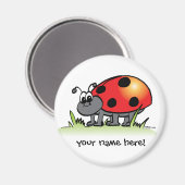 Personalisiert Ladybug Magnet (Vorderseite/Rückseite)