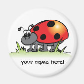 Personalisiert Ladybug Magnet (Vorne)