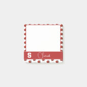 Personalisiert Ladybug Themed Post-it Klebezettel (Vorderseite)