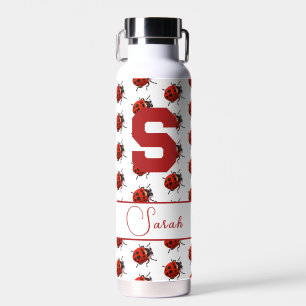 Personalisiert Ladybug Themed Trinkflasche