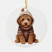 Personalisiert Lagotto Romagnolo Dog Keramik Ornament (Vorne)